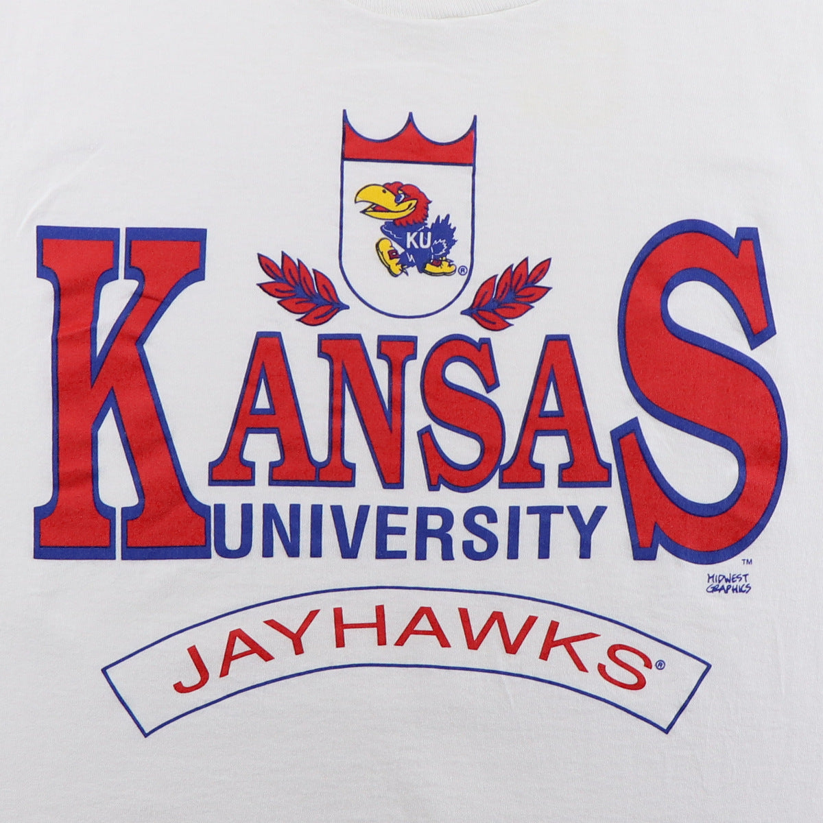 1990s KU University Of Kansas Jayhawks Shirt