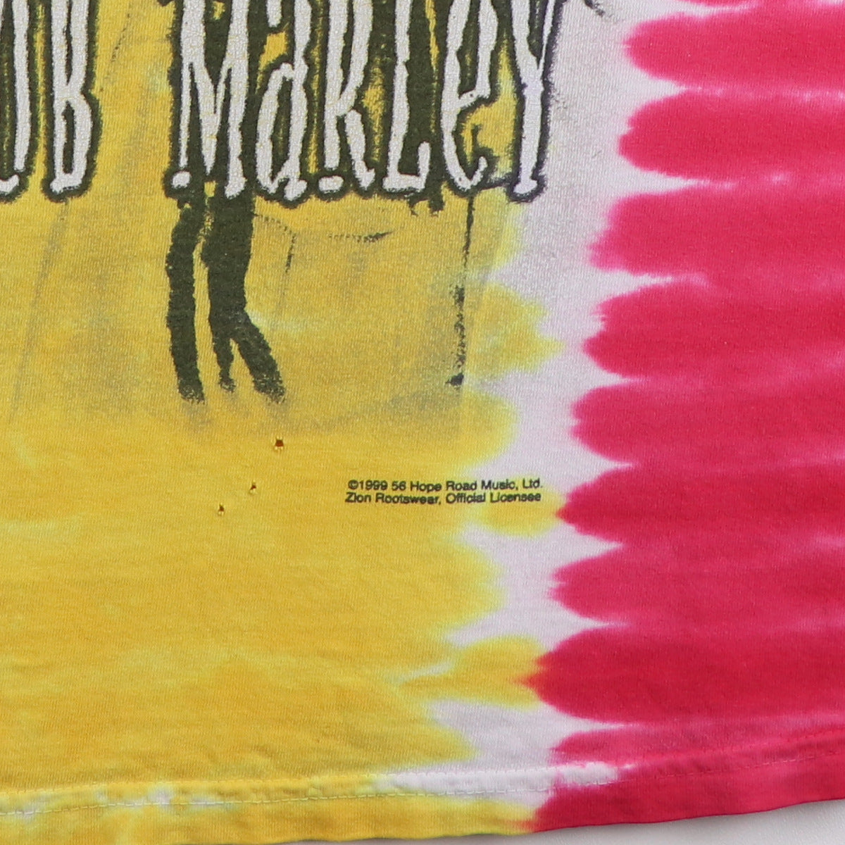 1999 Bob Marley Can't Live That Negative Way Tie Dye Shirt