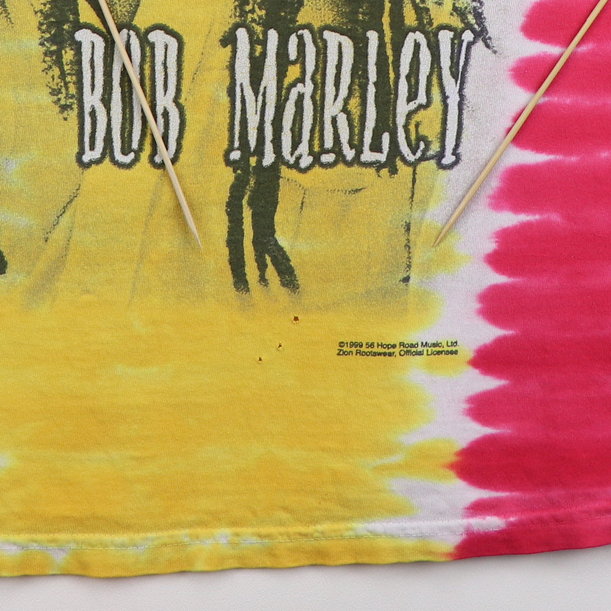1999 Bob Marley Can't Live That Negative Way Tie Dye Shirt
