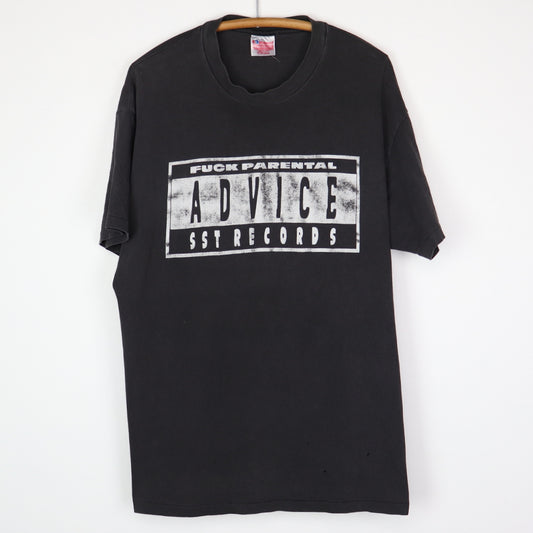 1990s SST Records Fuck Parental Advice Shirt