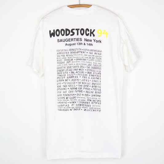 1994 Woodstock Music Festival Concert Shirt