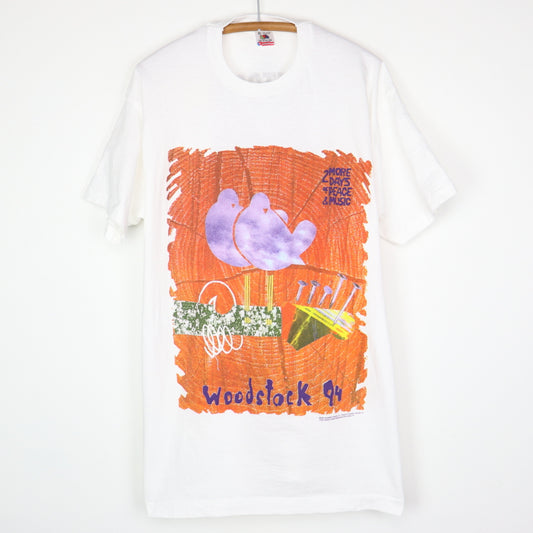 1994 Woodstock Music Festival Concert Shirt