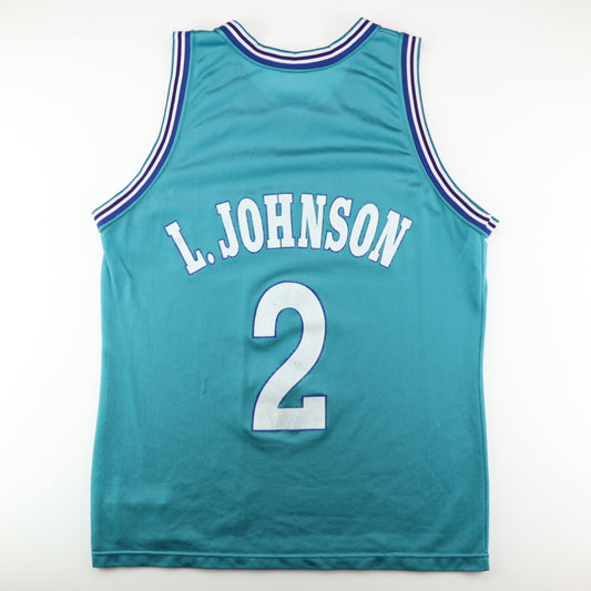 1990s Larry Johnson Charlotte Hornets Basketball Jersey