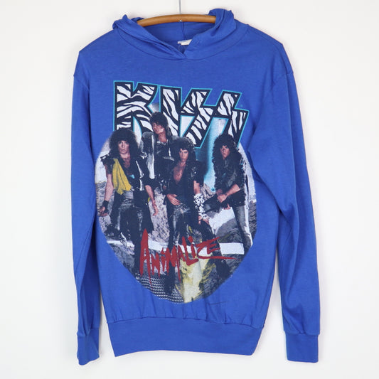 1984 Kiss Animalize Tour Long Sleeve Hooded Shirt