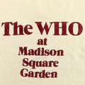 1979 The Who Showco Madison Square Garden Crew Tour Shirt
