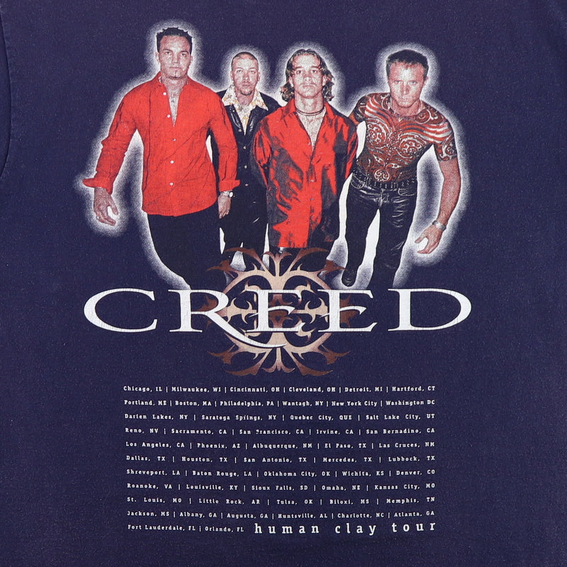 1999 Creed Human Clay Tour Shirt | Authentic Vintage Tee – WyCo