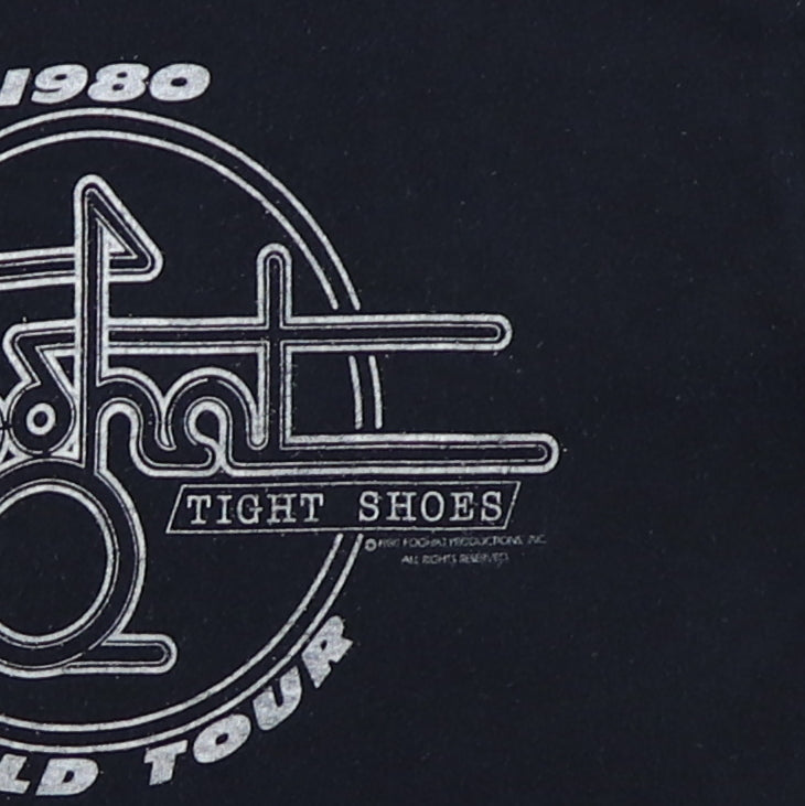 1980 Foghat Tight Shoes World Tour Shirt