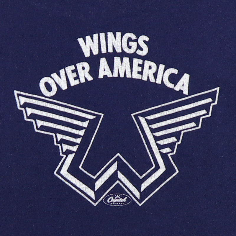 1976 Paul McCartney Wings Over America Capitol Records Promo Shirt
