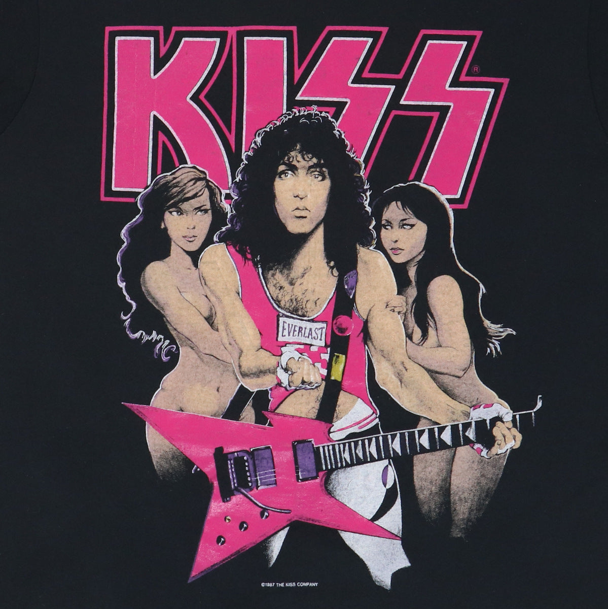 1987 Kiss Paul Stanley Life Is Like Sex Shirt
