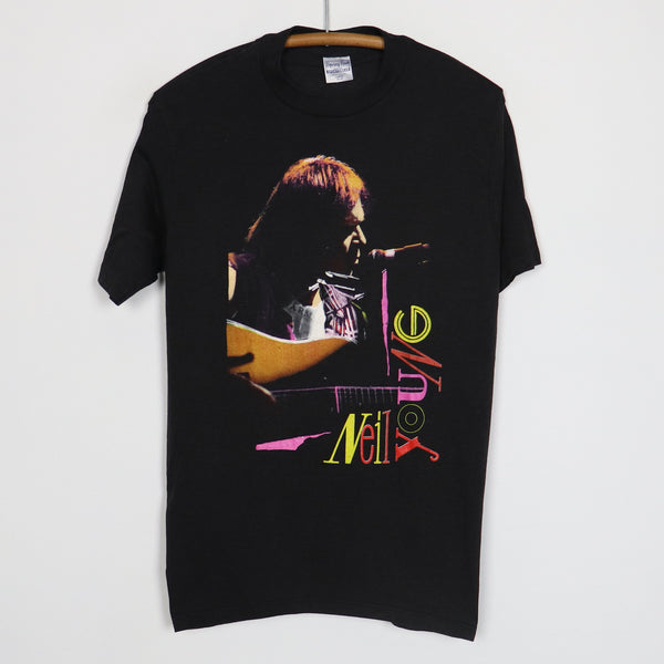 1986 Neil Young Crazy Horse Garage Tour Shirt | WyCo Vintage