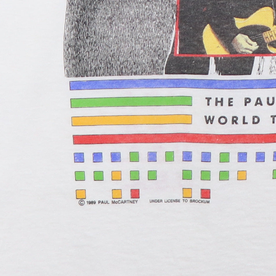 1989 Paul McCartney World Tour Shirt