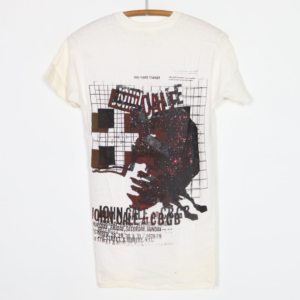1978 John Cale Dangerous Times Ahead CBGB Concert Shirt