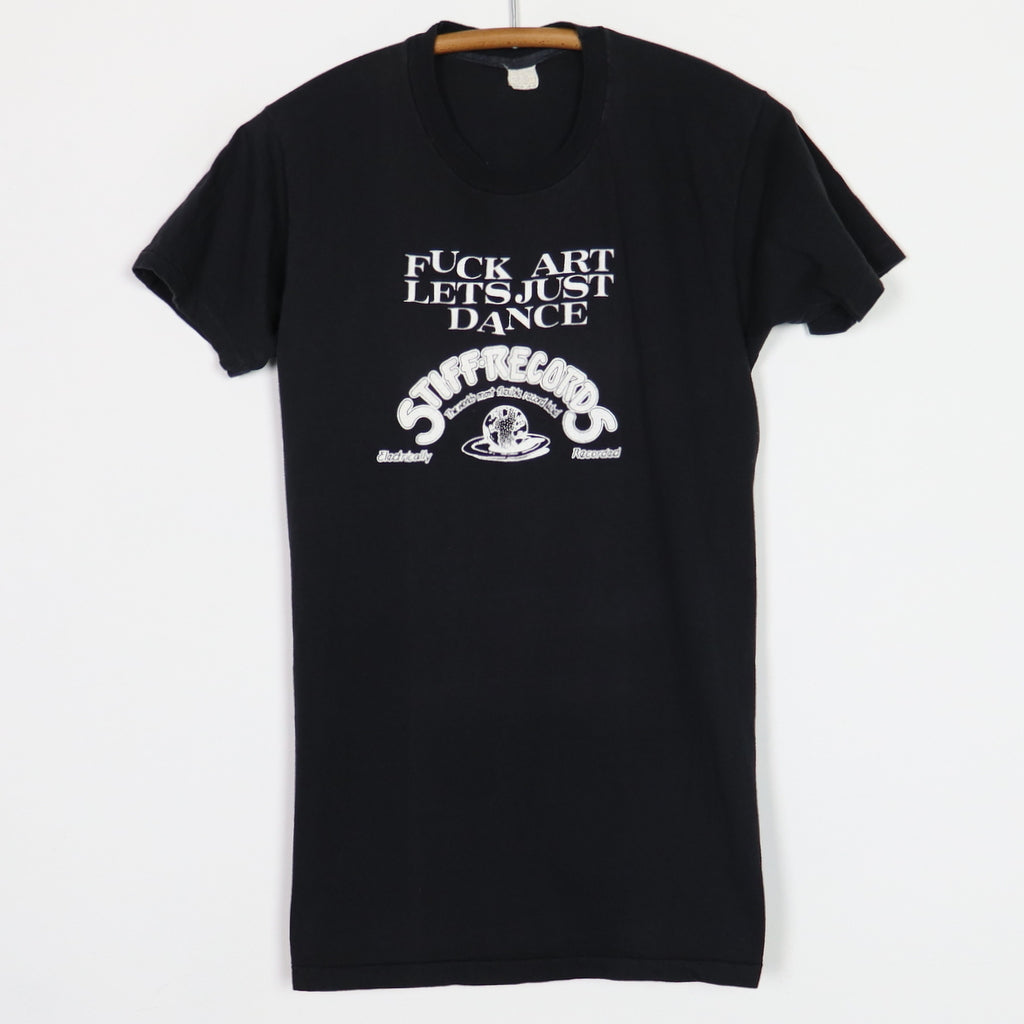 1979 Fuck Art Let's Just Dance Stiff Records Promo Shirt