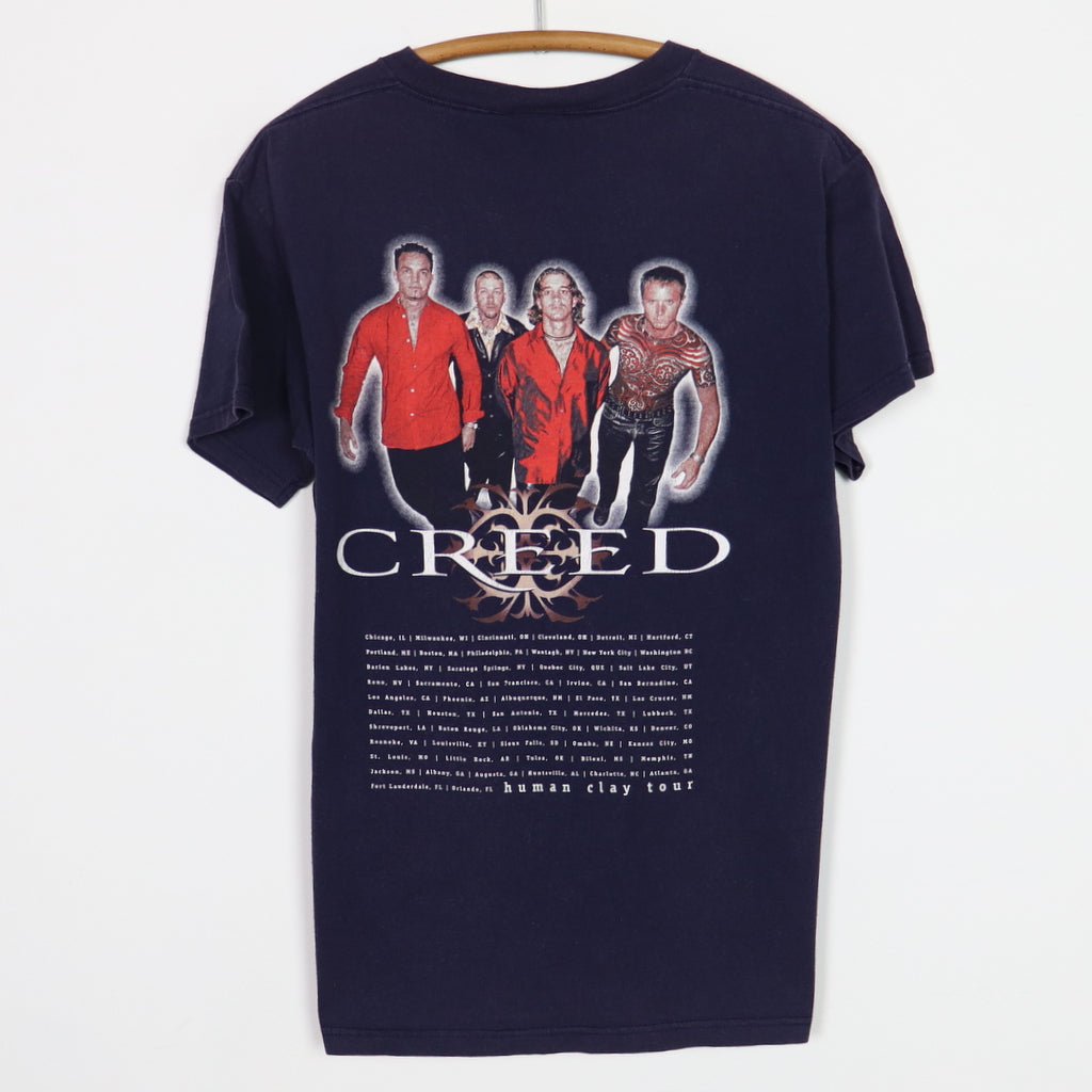 1999 Creed Human Clay Tour Shirt | Authentic Vintage Tee – WyCo