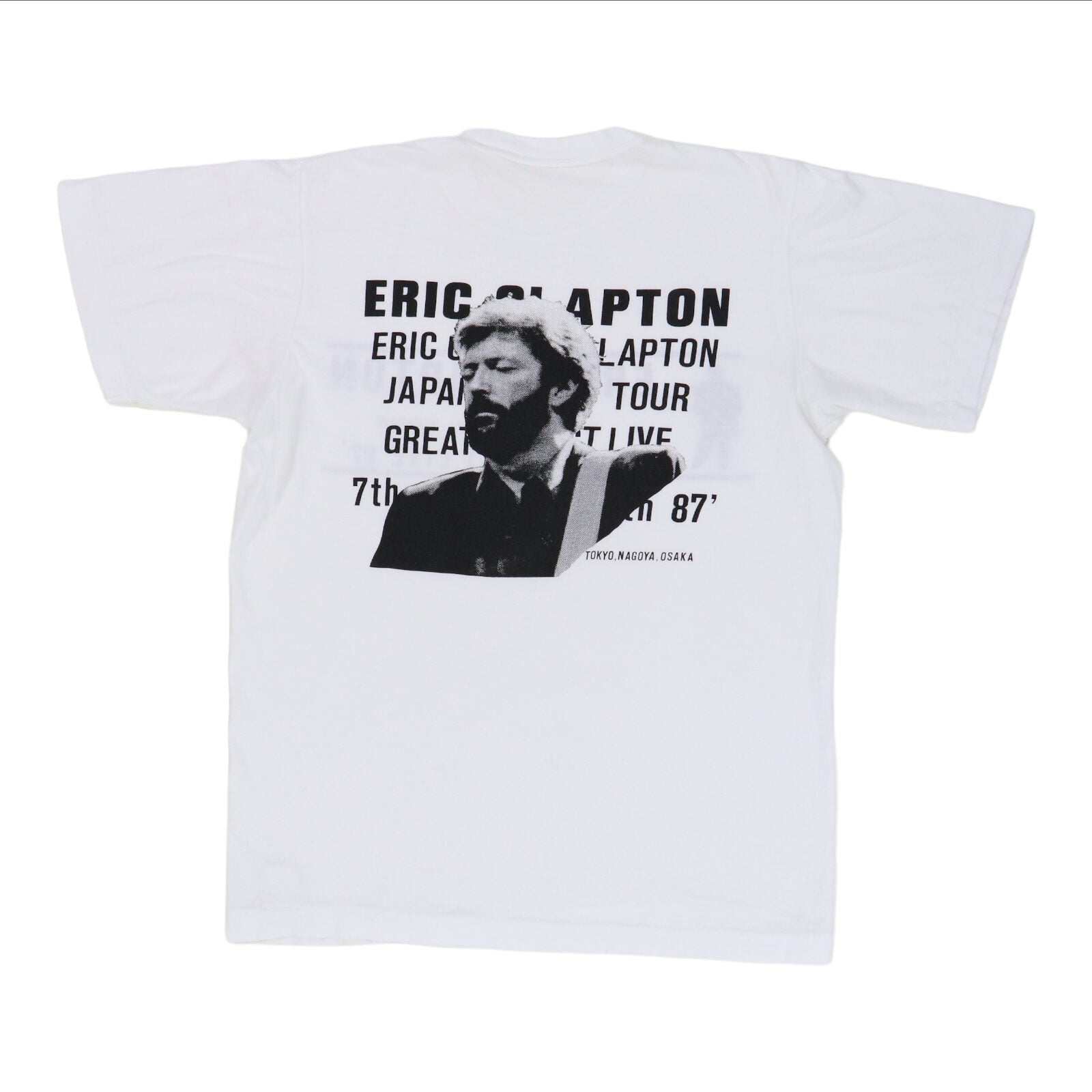 Original vintage 1987 Eric Clapton Japan Tour Shirt | WyCo Vintage