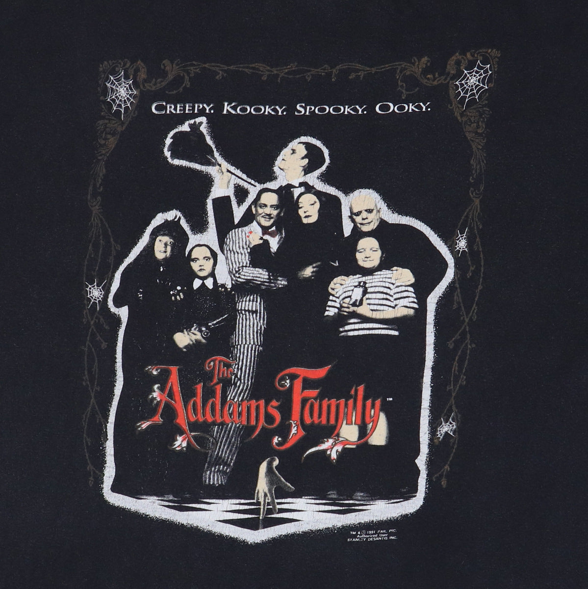 1991 Addams Family Movie Promo Shirt | Authentic Vintage Tee