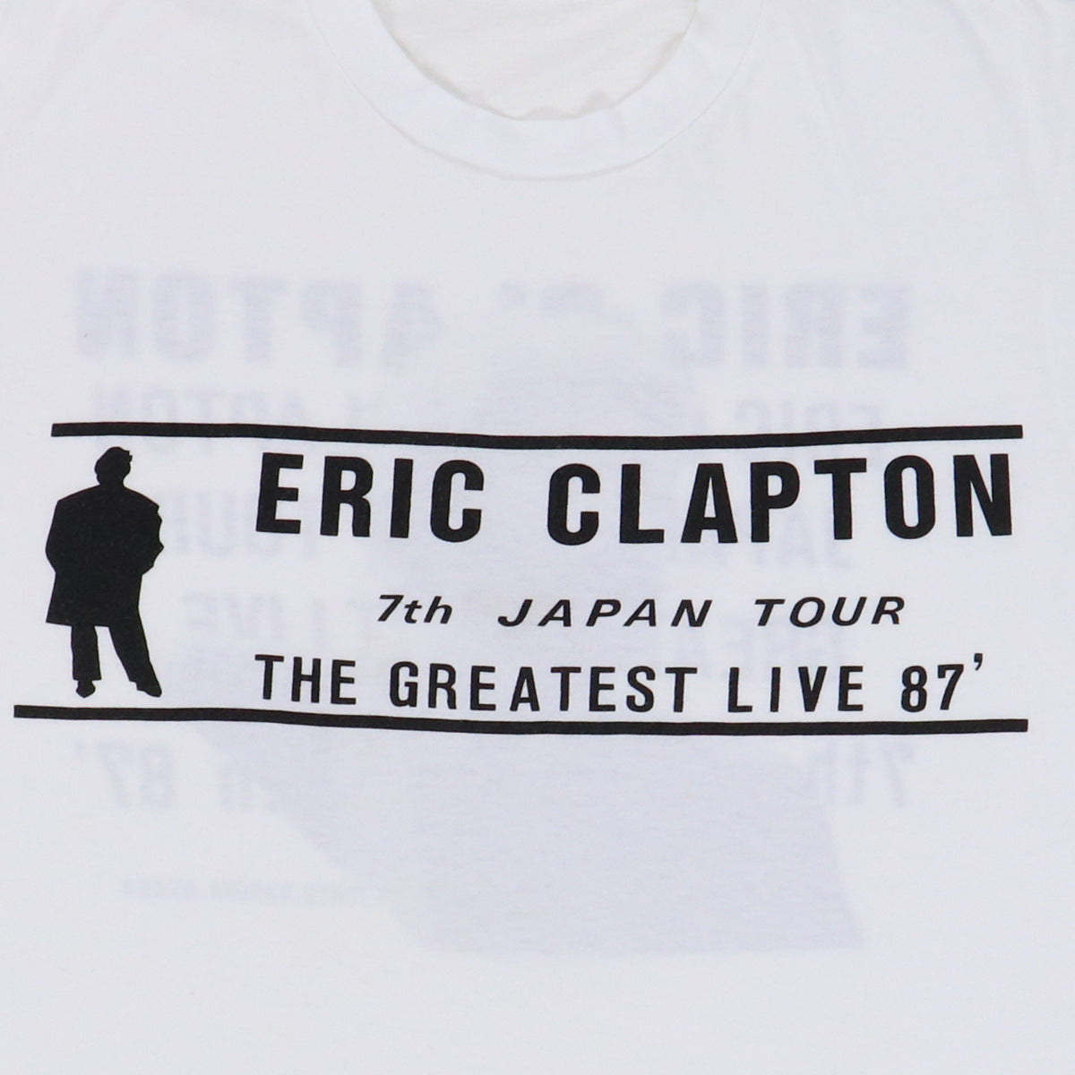 Original vintage 1987 Eric Clapton Japan Tour Shirt | WyCo Vintage