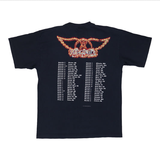 1996 Aerosmith 9 Lives Tour Shirt