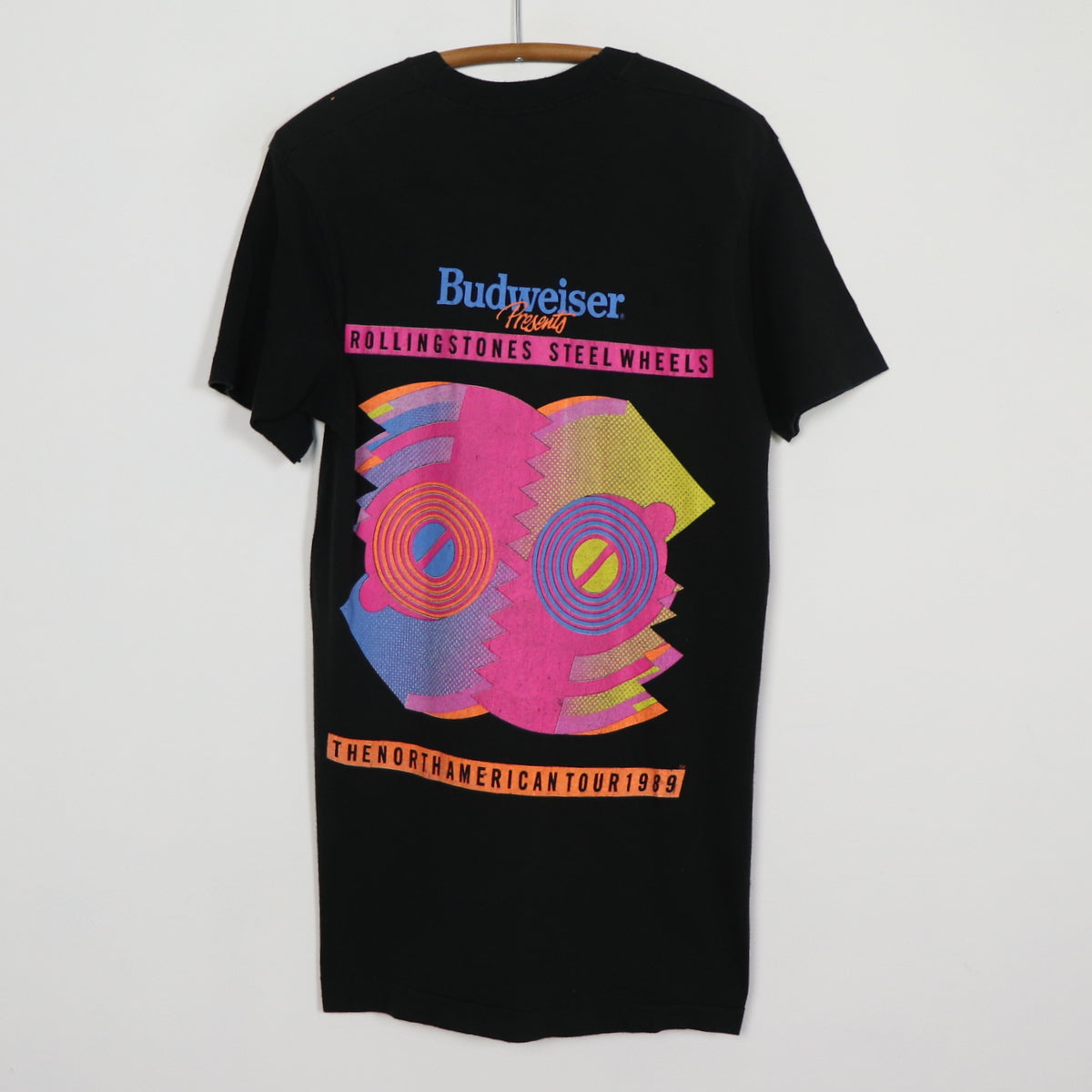 Original vintage 1989 Rolling Stones Steel Wheels Tour Shirt