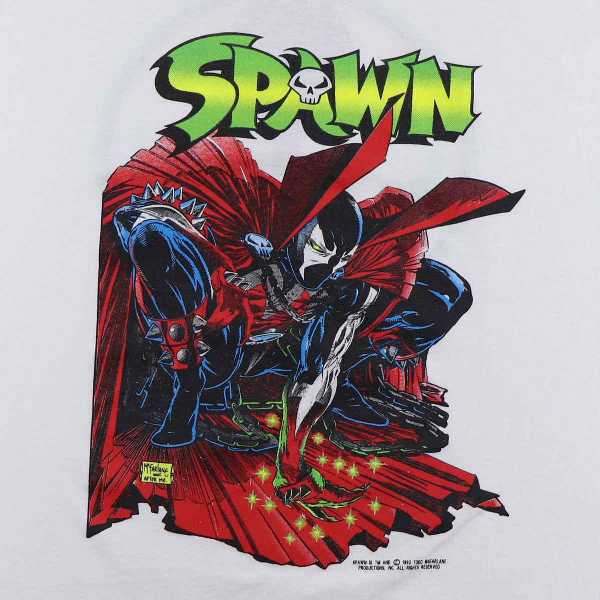 1993 Spawn Todd McFarlane Shirt | Authentic Vintage Tee – WyCo Vintage