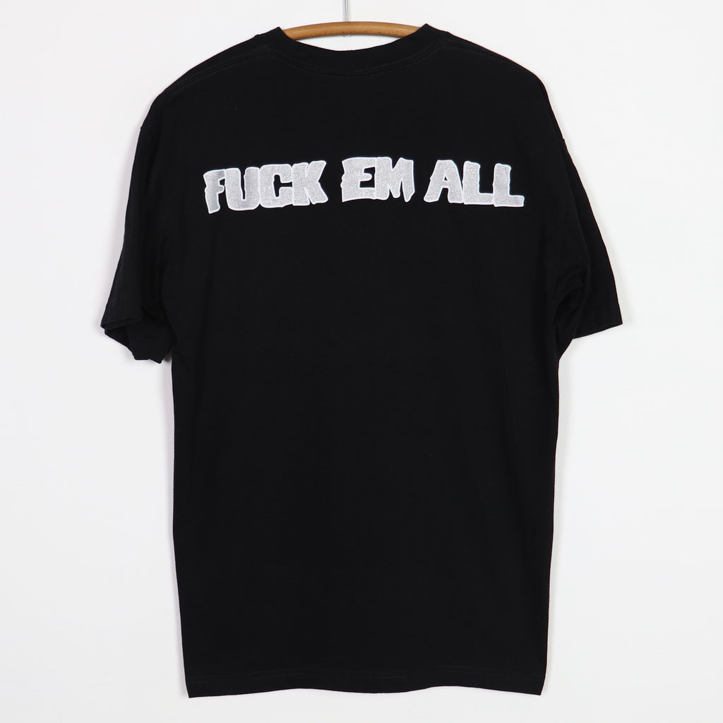 Fuck All Shirt 黒L 1998 Jerry Cantrell Boggy Depot Fuck Em All Shirt | Authentic