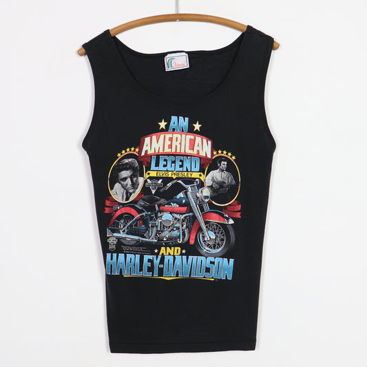 1987 Harley Davidson Elvis Presley American Icon Tank Top Shirt