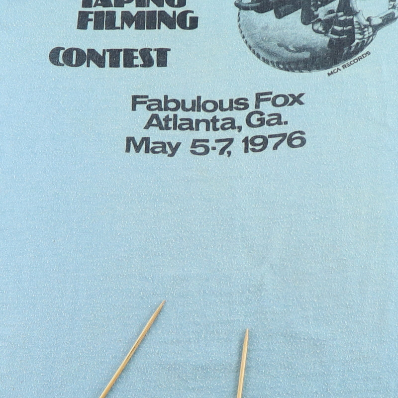 1976 Lynyrd Skynyrd Concert Taping Filming Contest Shirt