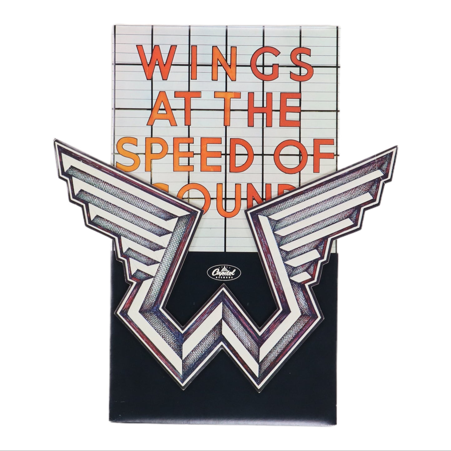 1976 Wings At The Speed Of Sound Stand Up Promo Display
