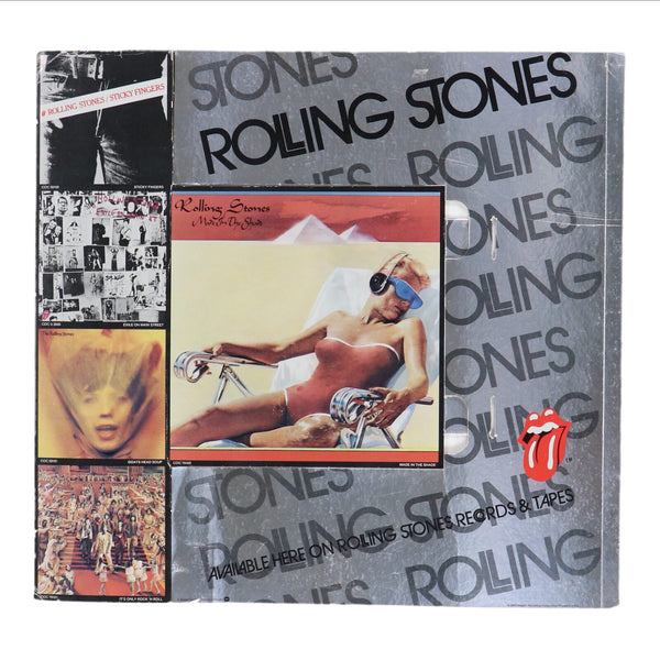 1975 Rolling Stones Made In The Shade Stand Up Promo Display