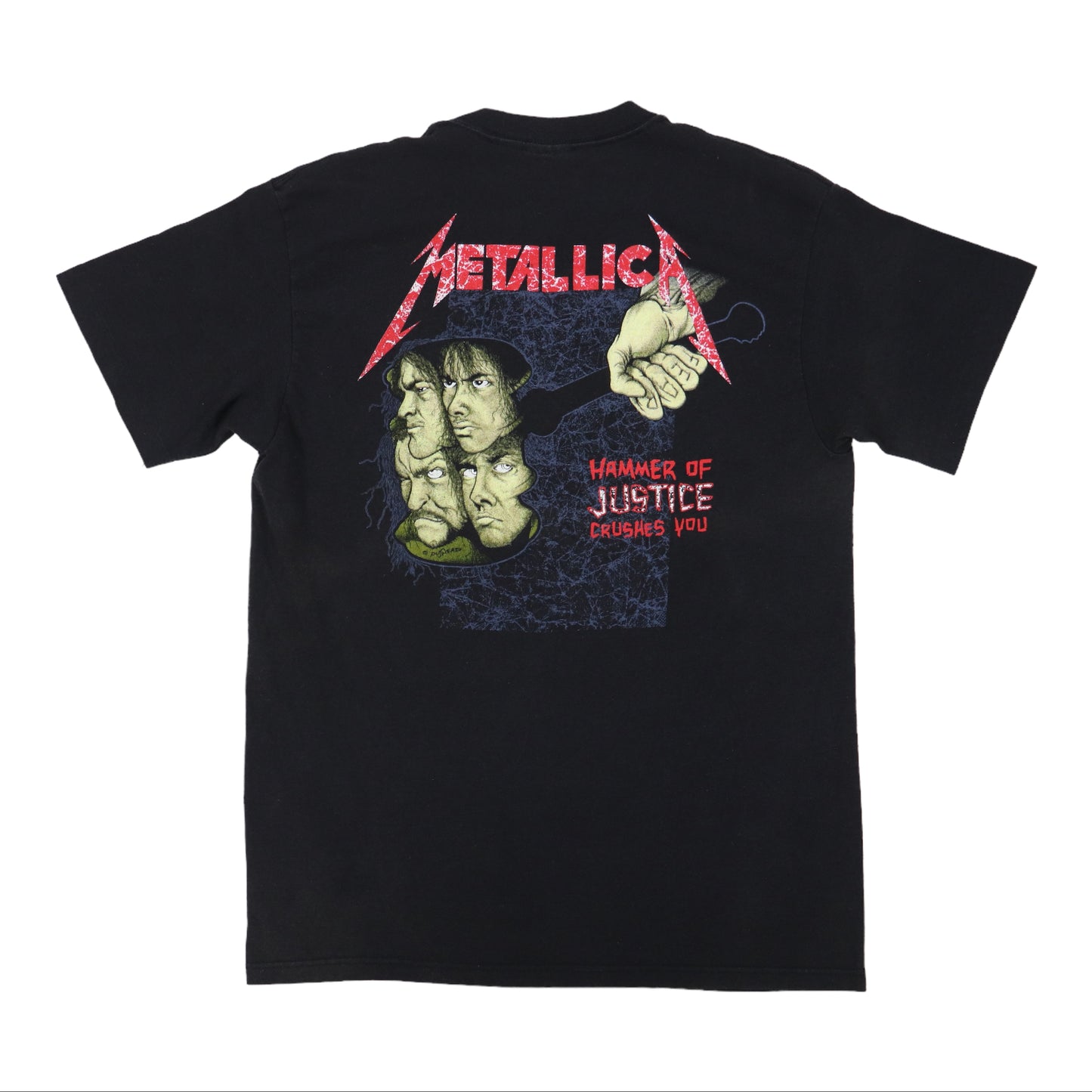 metallica damaged justice shirt
