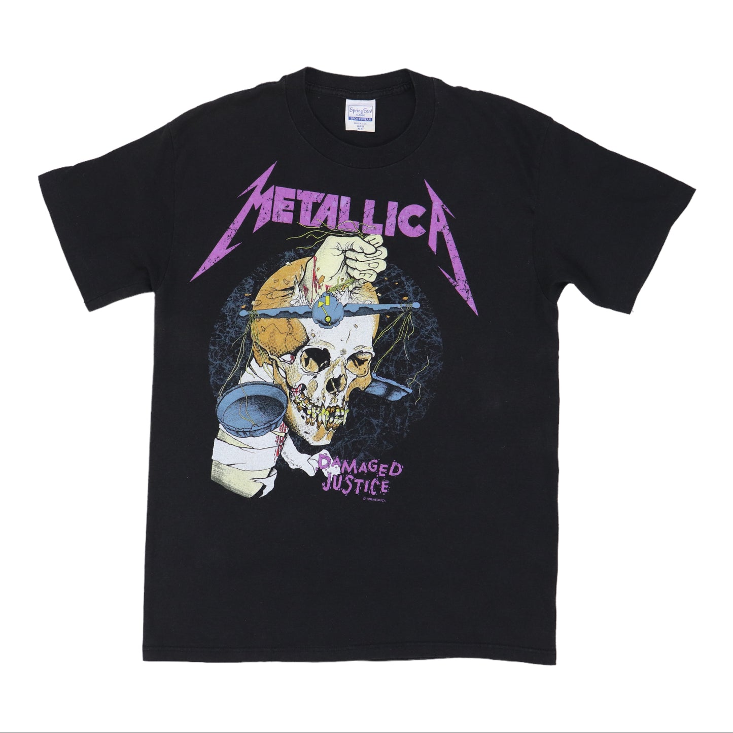damaged justice tour shirt