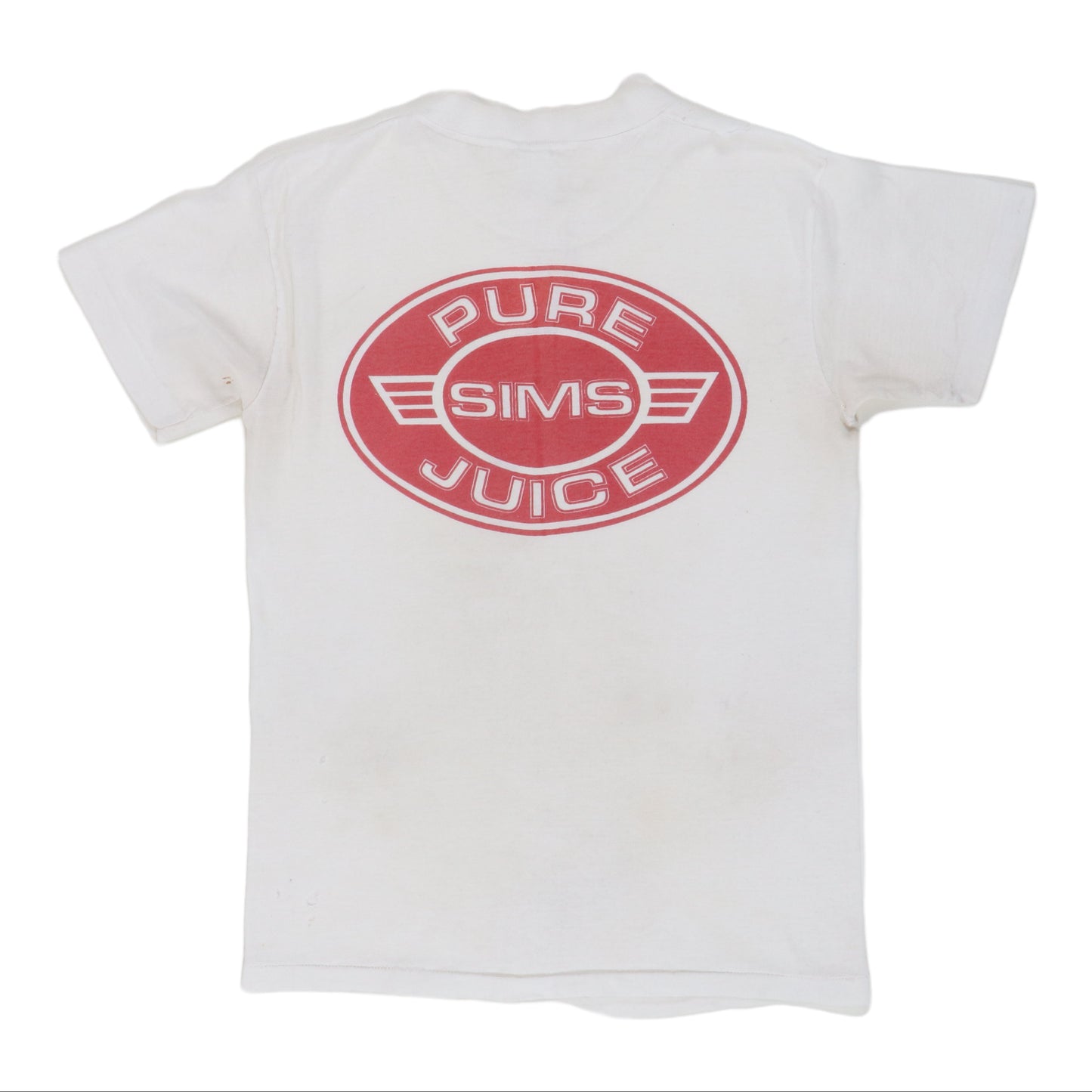 1970s Sims Pure Juice Skateboard Wheels Shirt