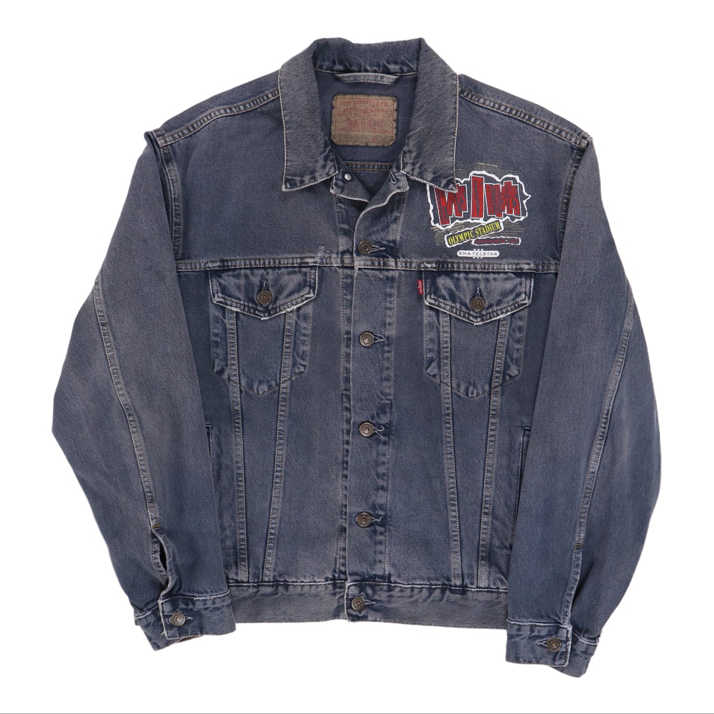 1993 Guns N Roses Levi's Stockholm Olympic Stadium Tour Jacket – WyCo  Vintage