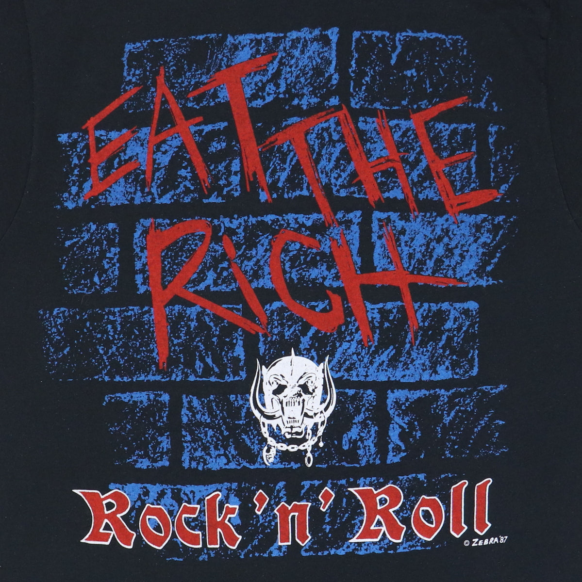 Original vintage 1987 Motorhead Eat The Rich Shirt | WyCo Vintage