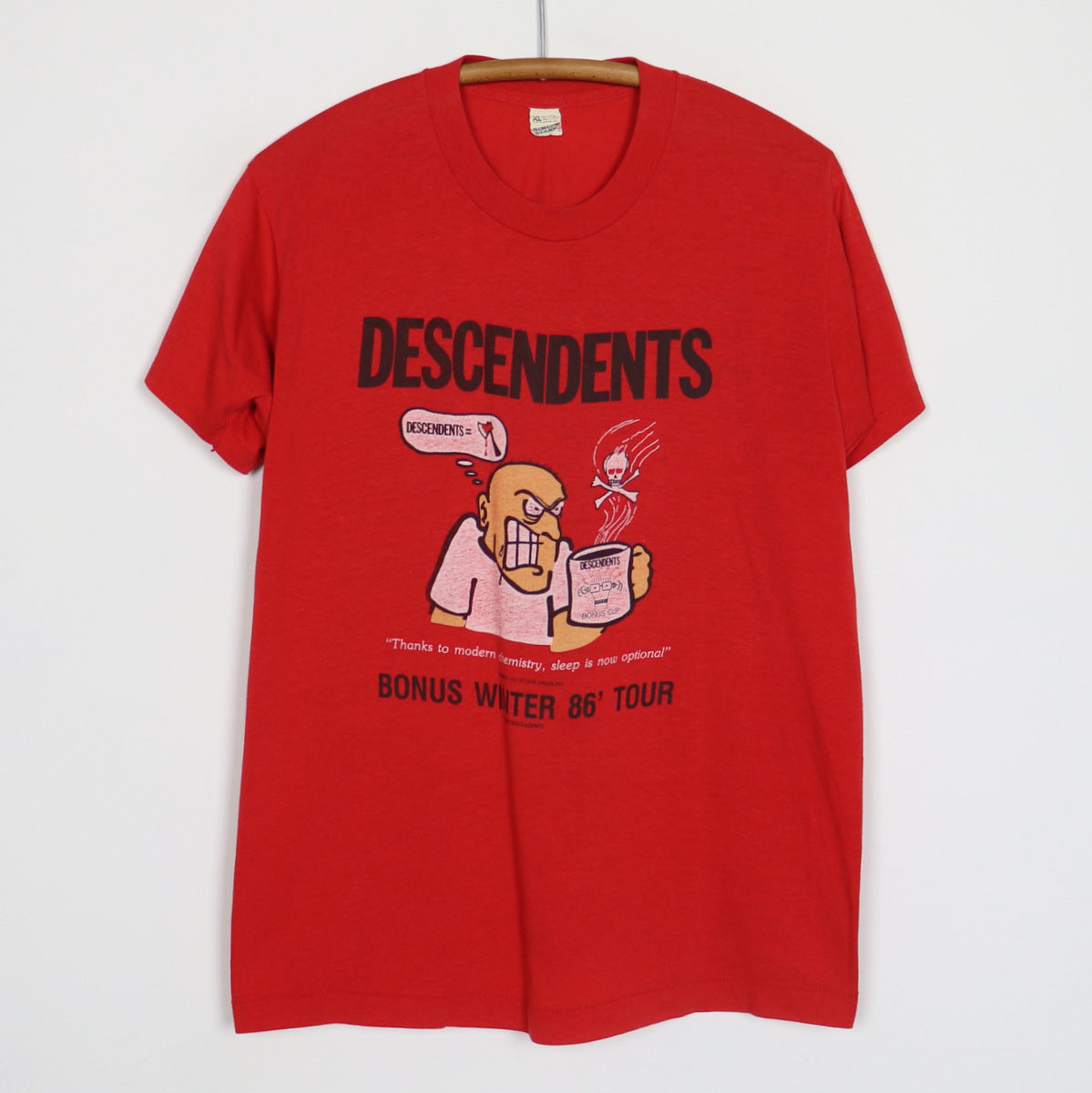1986 Descendents Bonus Winter Tour Shirt | WyCo Vintage
