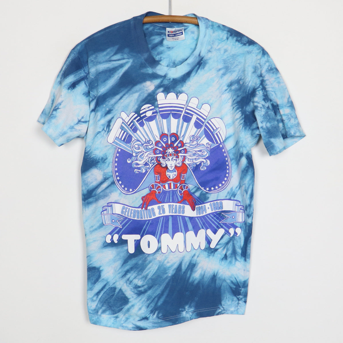 1989 The Who Tommy 25th Anniversary Tie Dye Shirt