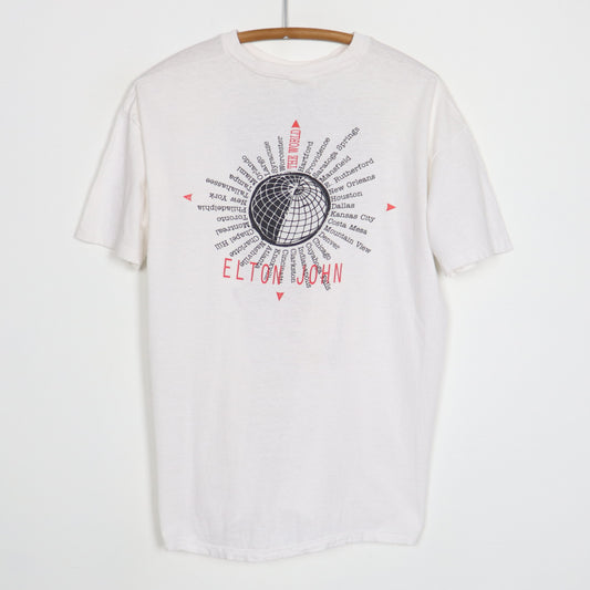 1989 Elton John The World Tour Shirt