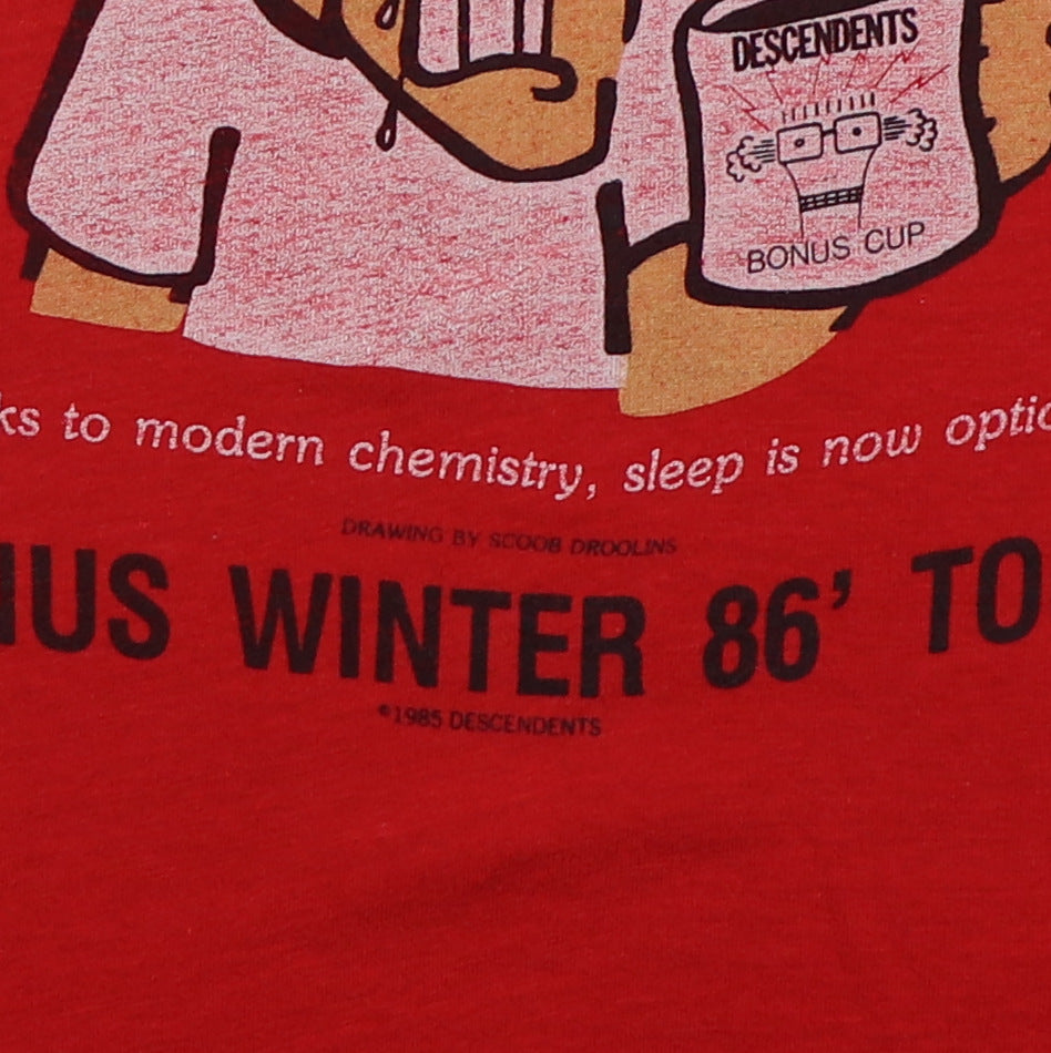 1986 Descendents Bonus Winter Tour Shirt | WyCo Vintage