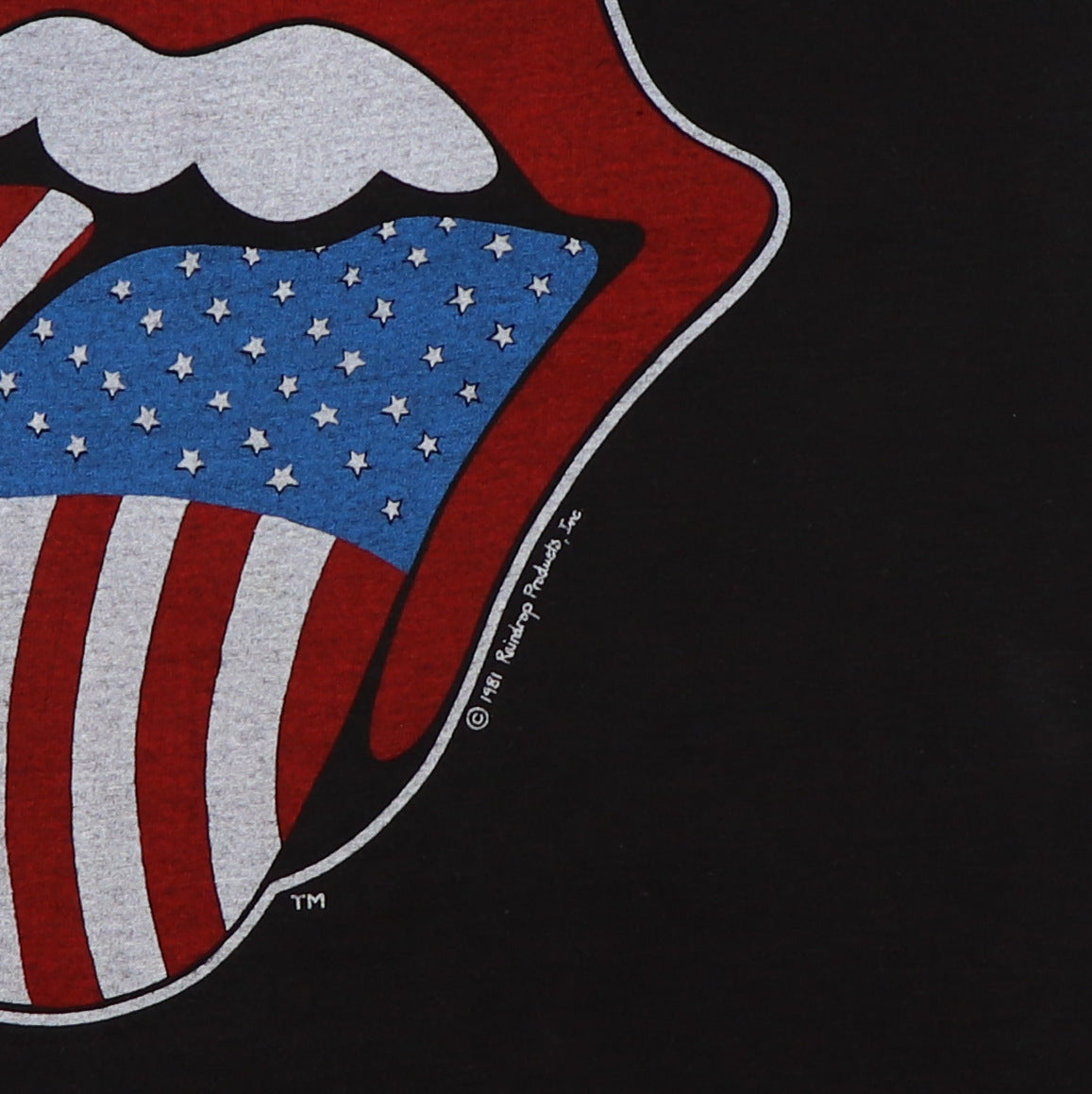 1981 Rolling Stones North American Tour Shirt