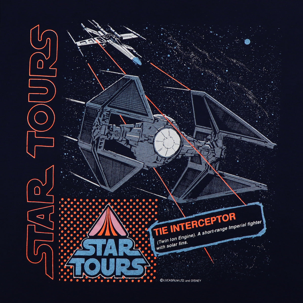 1980s Disney Star Wars Star Tours Interceptor Shirt | WyCo Vintage