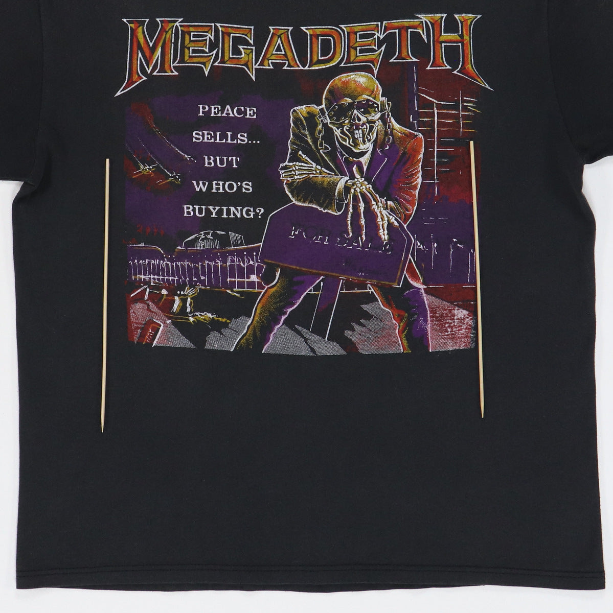 Original vintage 1986 Megadeth Peace Sells Tour Shirt | WyCo Vintage