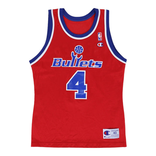 1990s Chris Webber Washington Bullets NBA Basketball Jersey