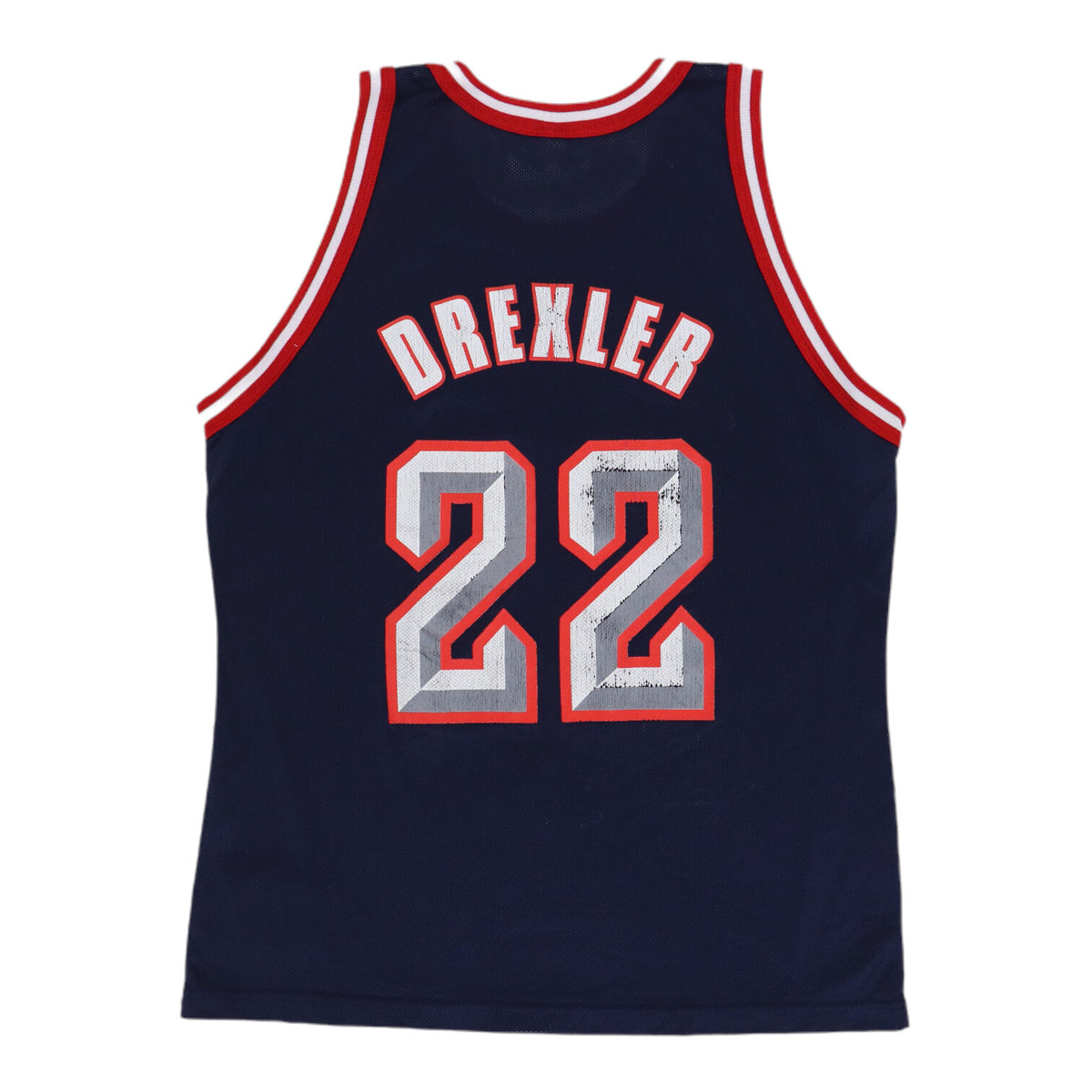 1990s Clyde Drexler Houston Rockets NBA Basketball Jersey