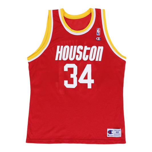 1990s Hakeem Olajuwon Houston Rockets NBA Basketball Jersey