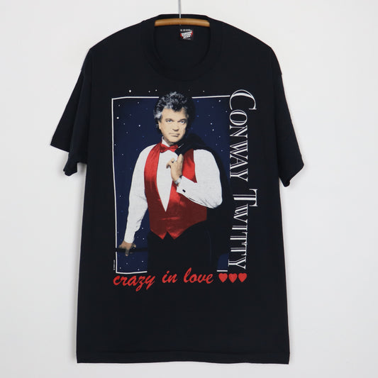 1990 Conway Twitty Crazy In Love Shirt