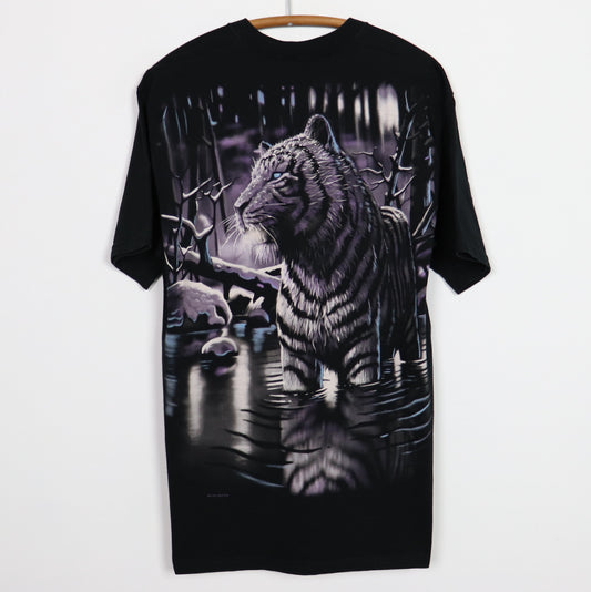 1998 Siberian Snow Tiger Liquid Blue Shirt