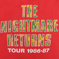 1986 Alice Cooper The Nightmare Returns Tour Shirt