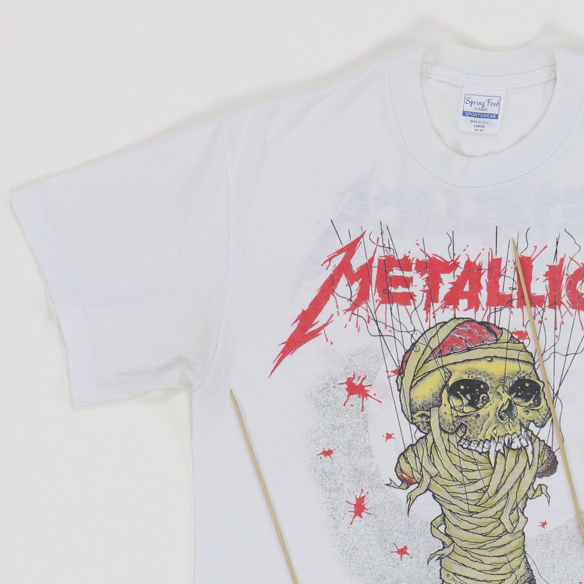 1989 Metallica One Pushead Shirt – WyCo Vintage