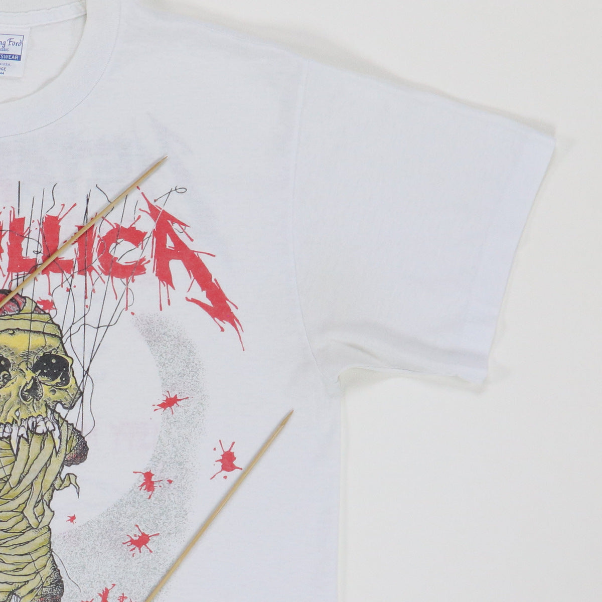 1989 Metallica One Pushead Shirt – WyCo Vintage