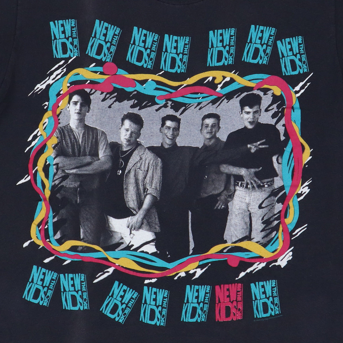 1989 New Kids On The Block Tour Shirt | Authentic Vintage Tee 